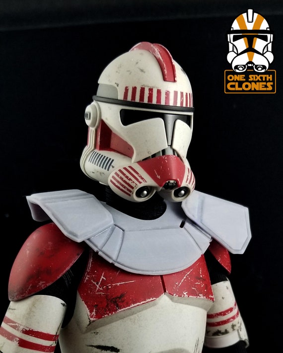 1/6 Scale Clone Bly Pauldron 2.0 Blank for Custom Figure Fits