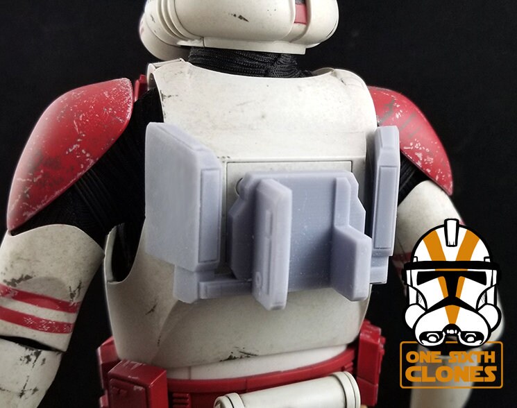 1/6 Scale Clone Howzer Tactical Harness Rifle Mount Custom Figure Fits ...