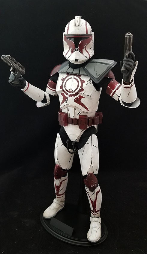 Custom Hot Toys 1/6 Clone Commander Seas 