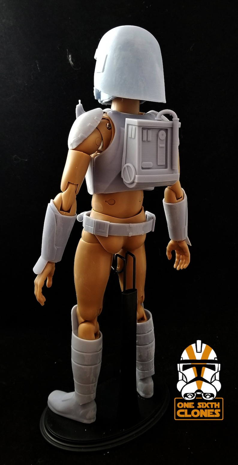 1/6 Scale Desert Wolfpack Clone Trooper Wolffe Armor Kit Blank - Etsy