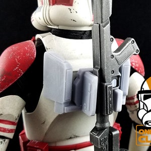 1/6 Scale Clone Howzer Tactical Harness Rifle Mount Custom Figure Fits ...