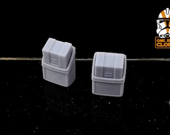 1/6 Scale Clone ARC Trooper Hip Boxes Blank for Custom Figure Fits Sideshow Star Wars Figures