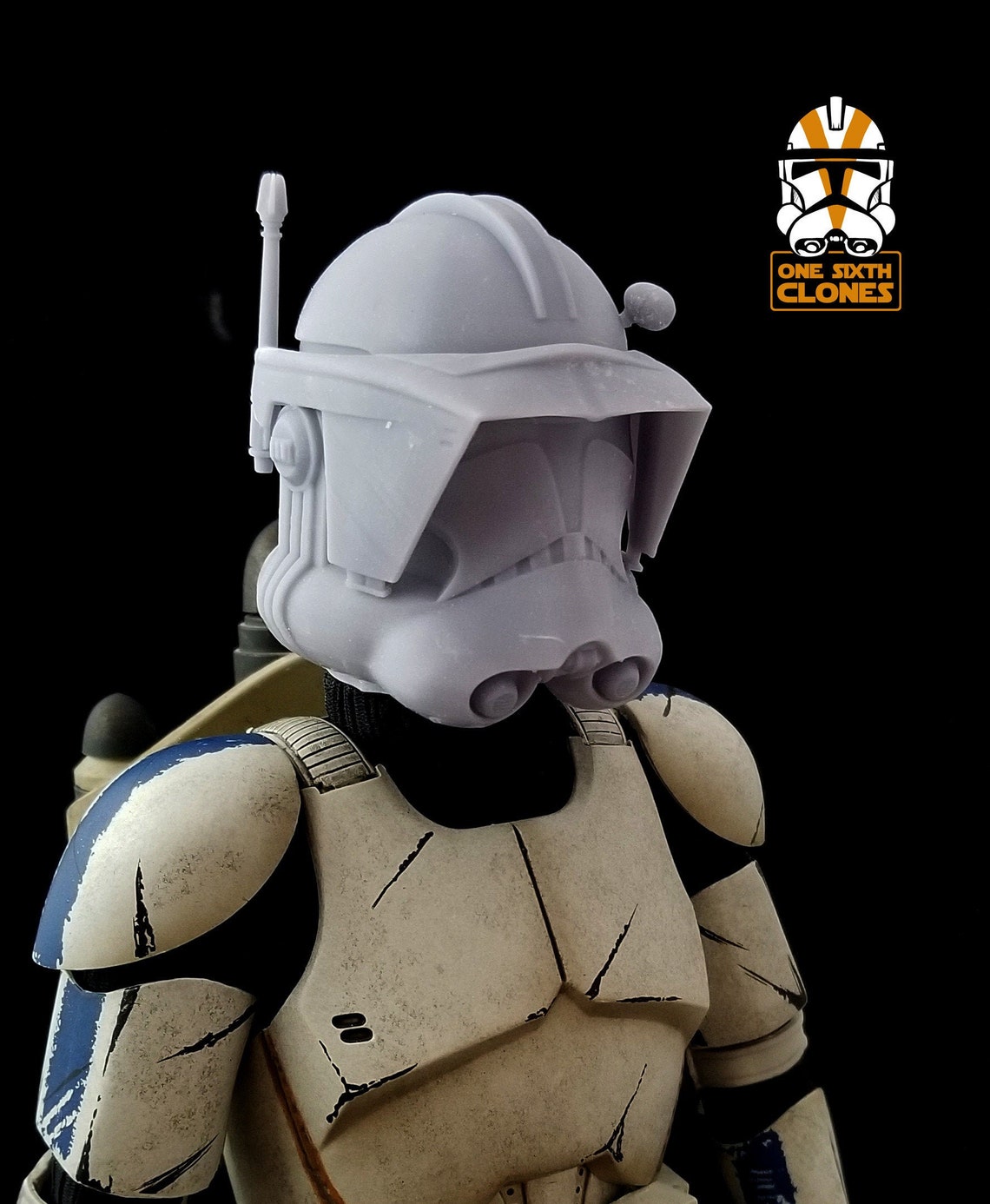 1/6 Scale Phase 2 Clone Commander Fox Helmet Blank for Custom | Etsy