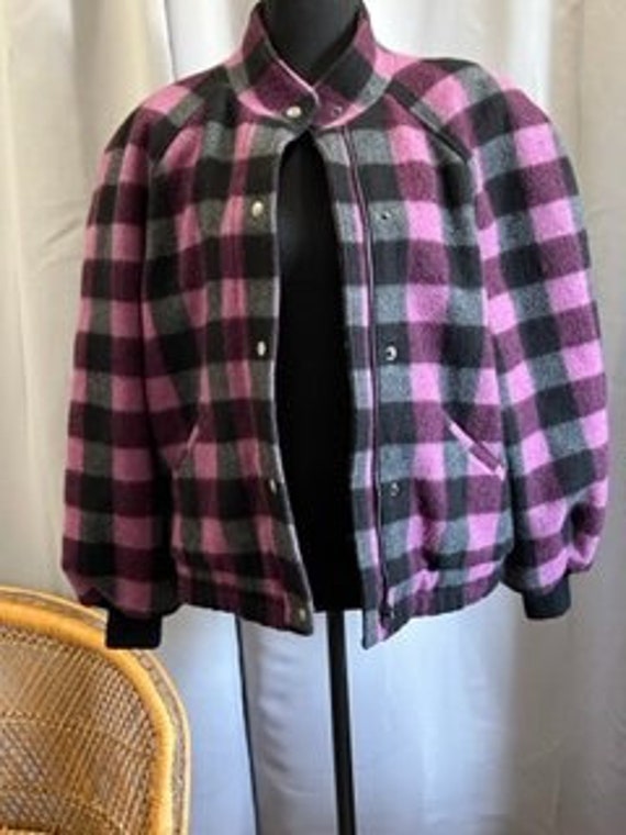 Vintage 1980s 80s Outer-scene Ltds Purple and Blac