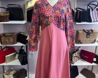 Vintage 1970s Short Day Dress 36-31-44