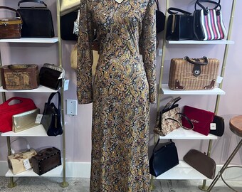 Vintage 1960s Lanzillote for Bzzz Bzzz Maxi Dress 38 - 34- 46