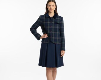 VTG Pendelton Petite Navy Suit  XS