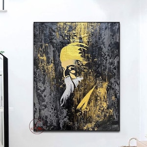Guru Nanak Painting: Abstract Sikh Art, Punjabi Home Decor