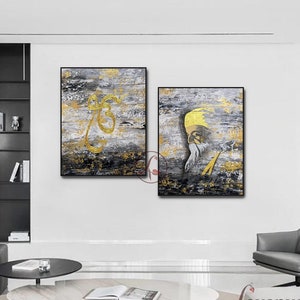 Guru Nanak Dev Ji Art: Modern Abstract Sikh Canvas Painting