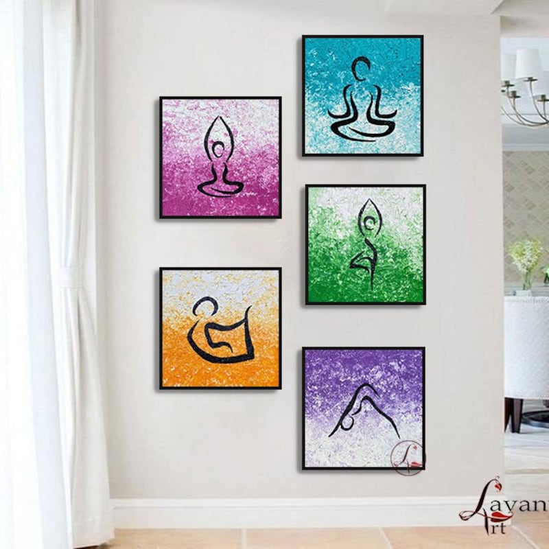 Yoga Painting - Etsy