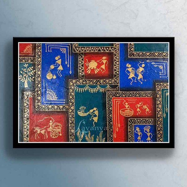 Indian Wall Art Etsy