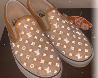 louis vuitton checkered vans