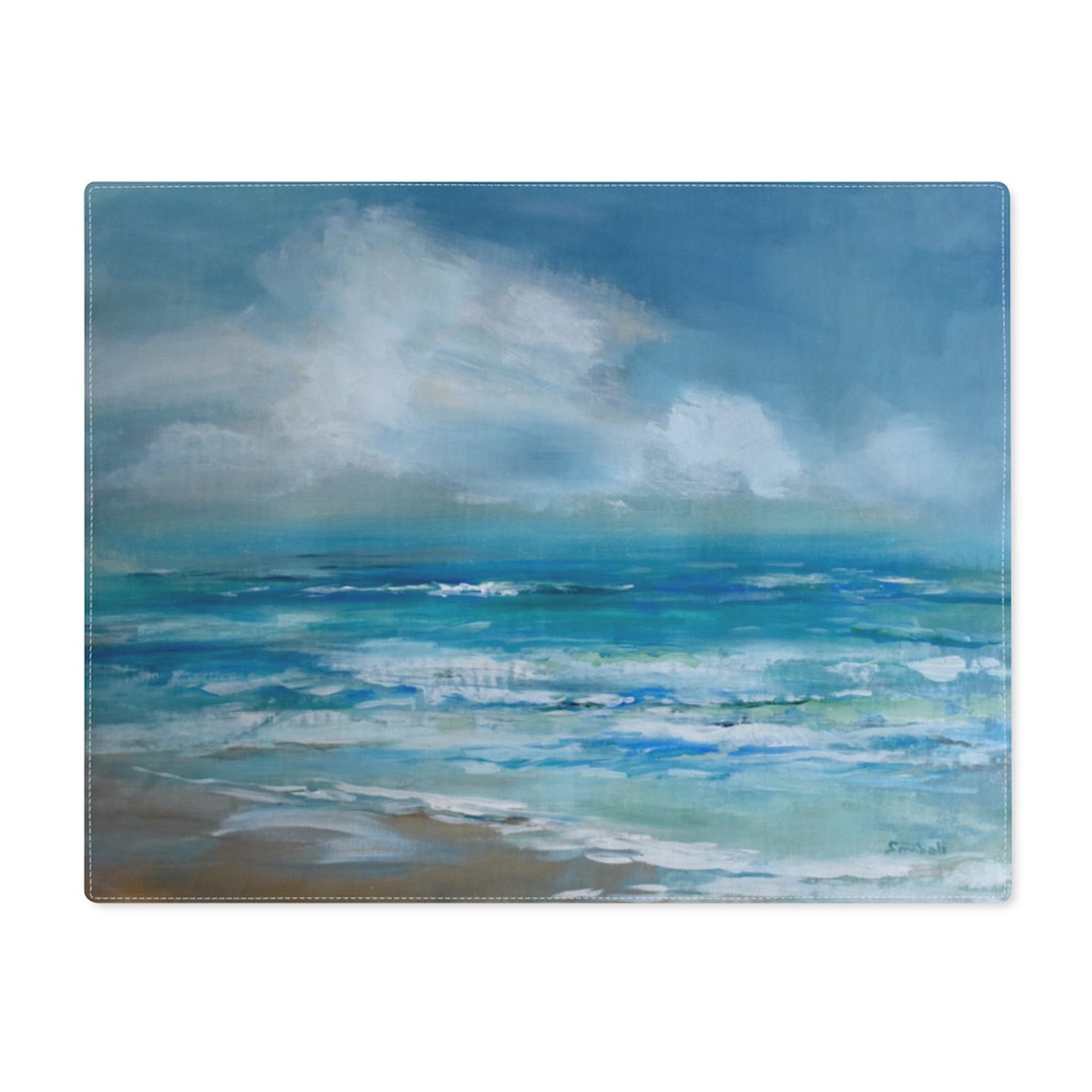 Nautical Placemats Beach Placemats Beach Table Decor Beach Etsy