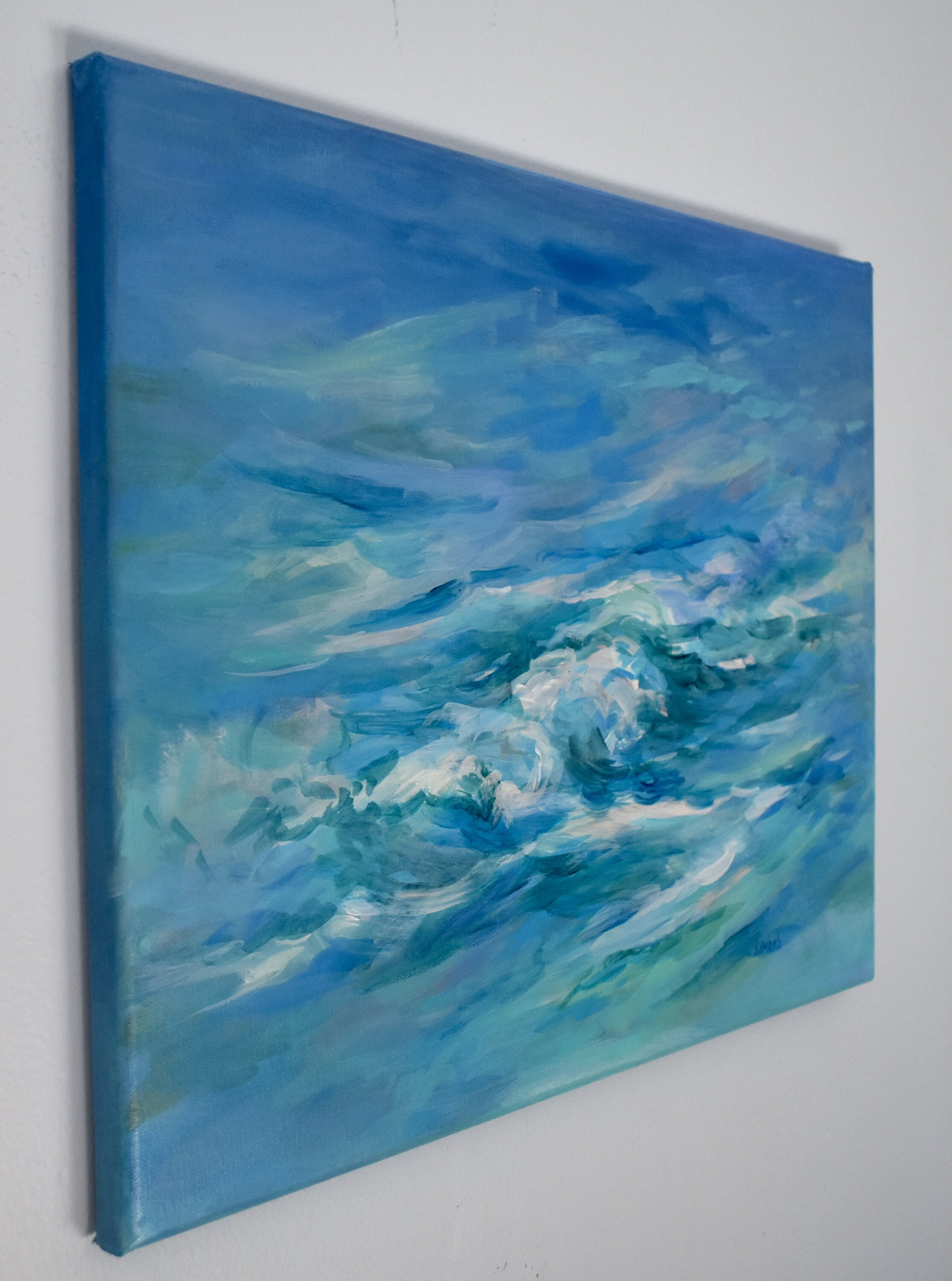 Original Large Ocean Painting on Canvas Original Seascape Etsy