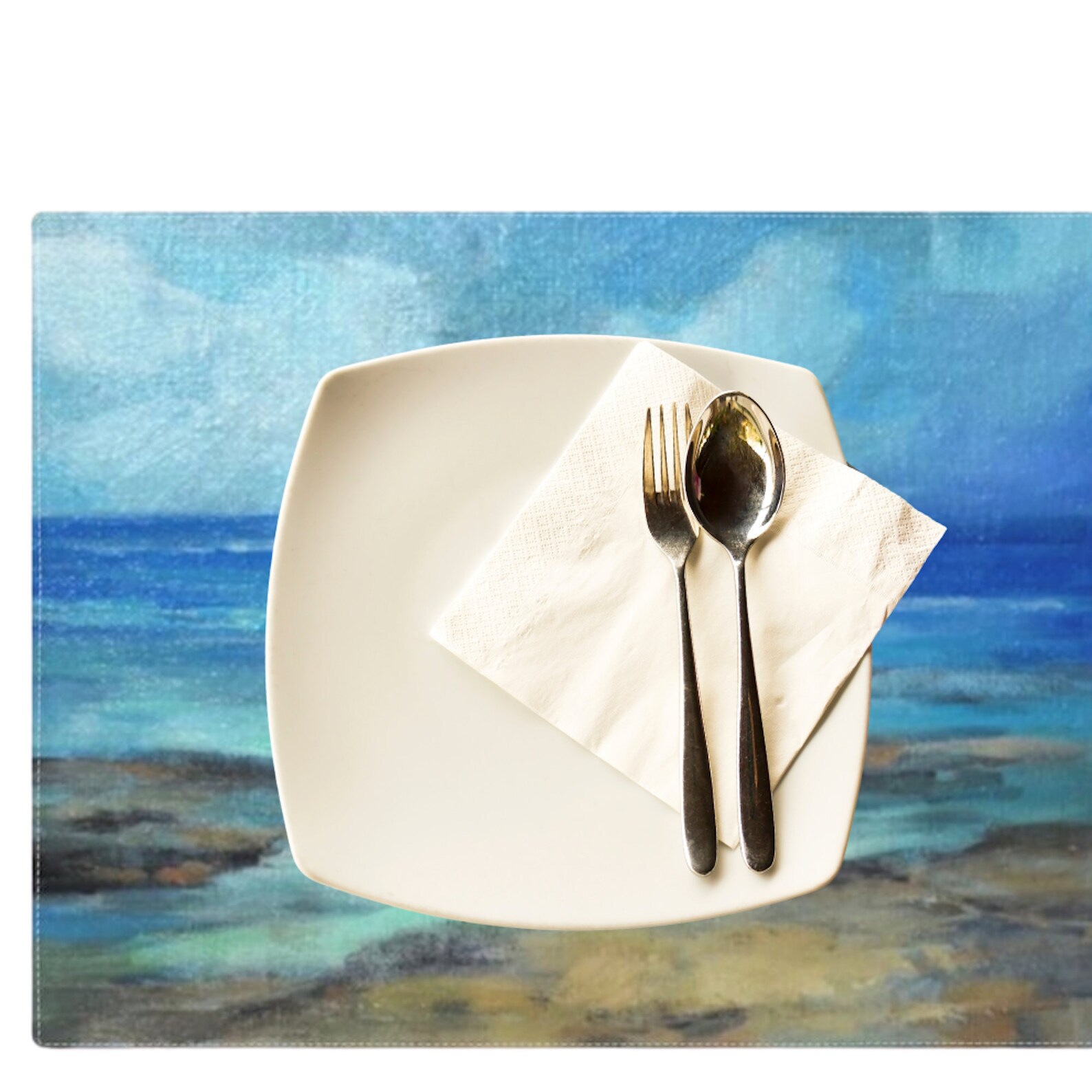 Nautical Placemats Beach Placemats Ocean Placemats Nautical Etsy