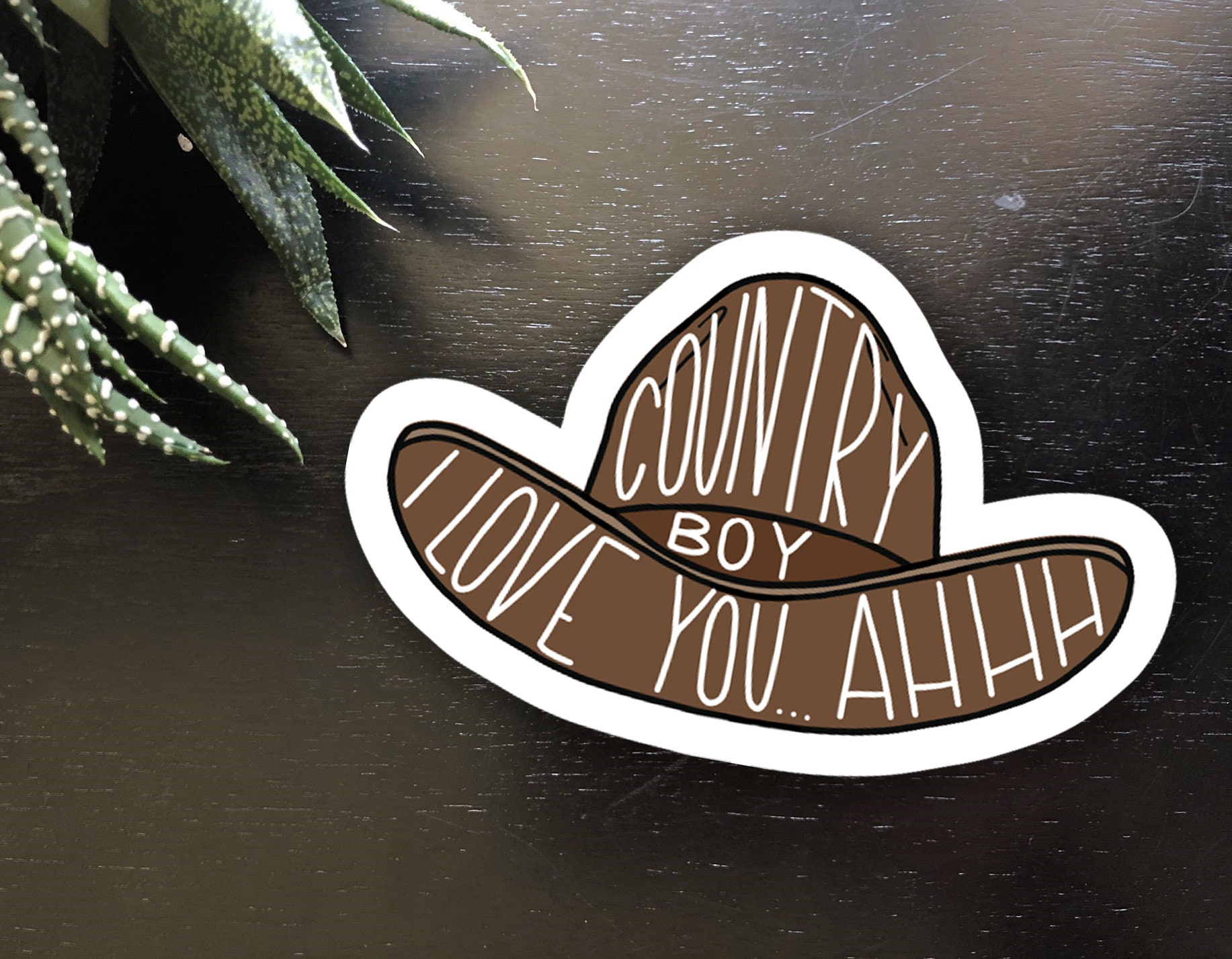 Country Boy I Love You Sticker Vine Sticker Country Boy I Etsy