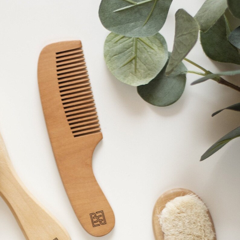 Newbaby Brush Gift Set Baby Natural Brush for First Time Mom Etsy