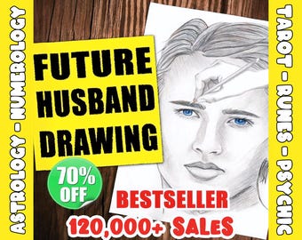 Psychic Future Husband Drawing: Twin Flame Reading (Digital)