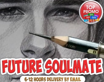 Psychic Soulmate tekenen en lezen. Toekomstige soulmate. Digitale levering: 6-12 uur