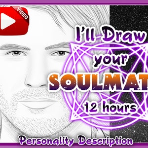 Soulmate Drawing. Future Husband Drawing +Description. 12 hours Delivery. Artistic Psychic Drawing Reading Love. I will draw your future MAN