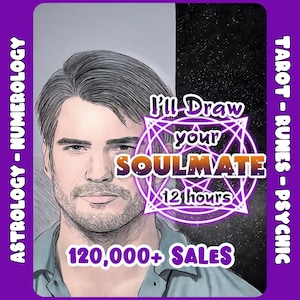 Dessin et lecture de l'âme soeur psychique : croquis détaillé (livraison numérique)