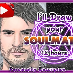 Soulmate Drawing. FREE Description. 12 hours Delivery. Artistic Psychic Drawing Reading Love. LGBT Suitable.