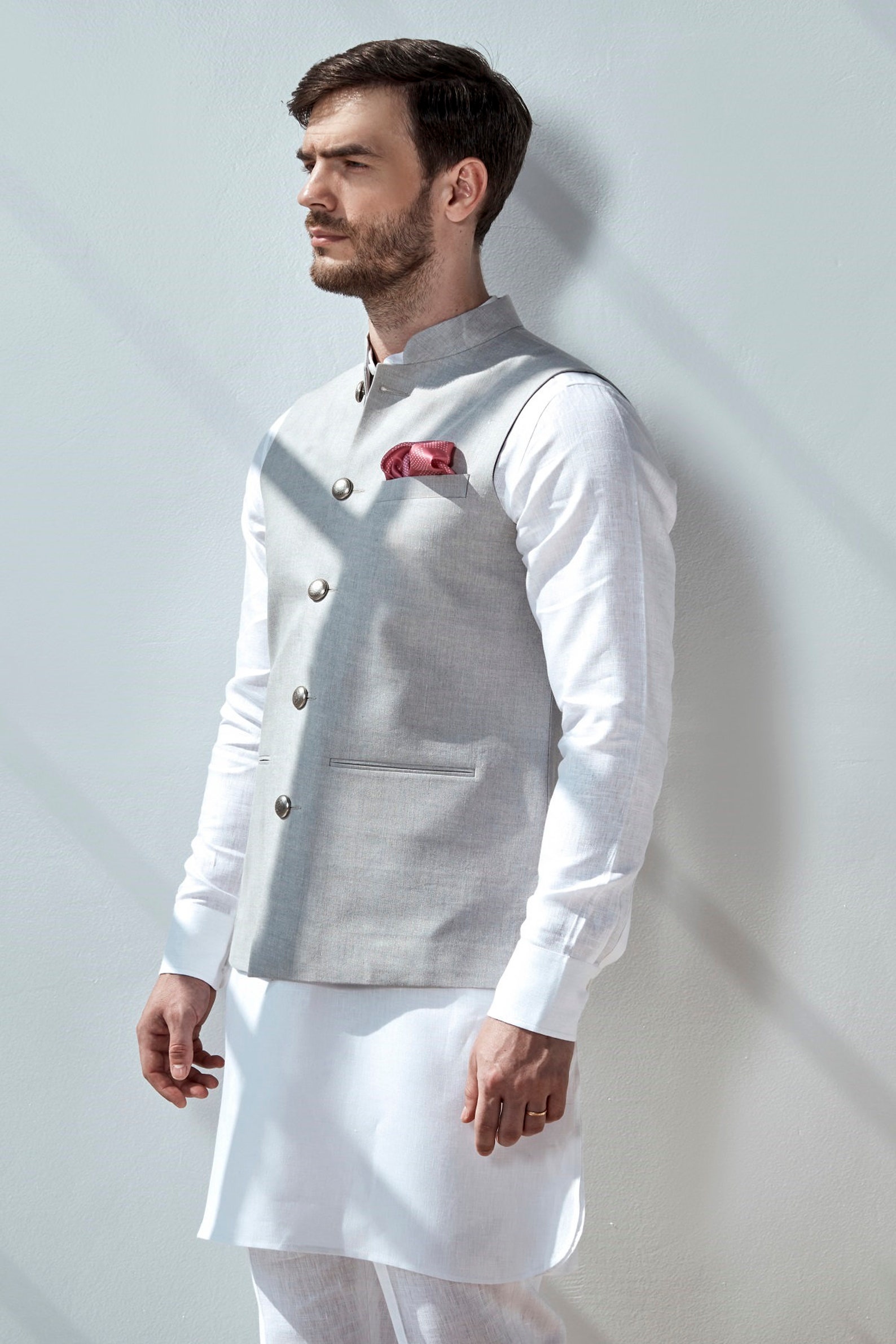 Vintage Men's Nehru Jacket Etsy