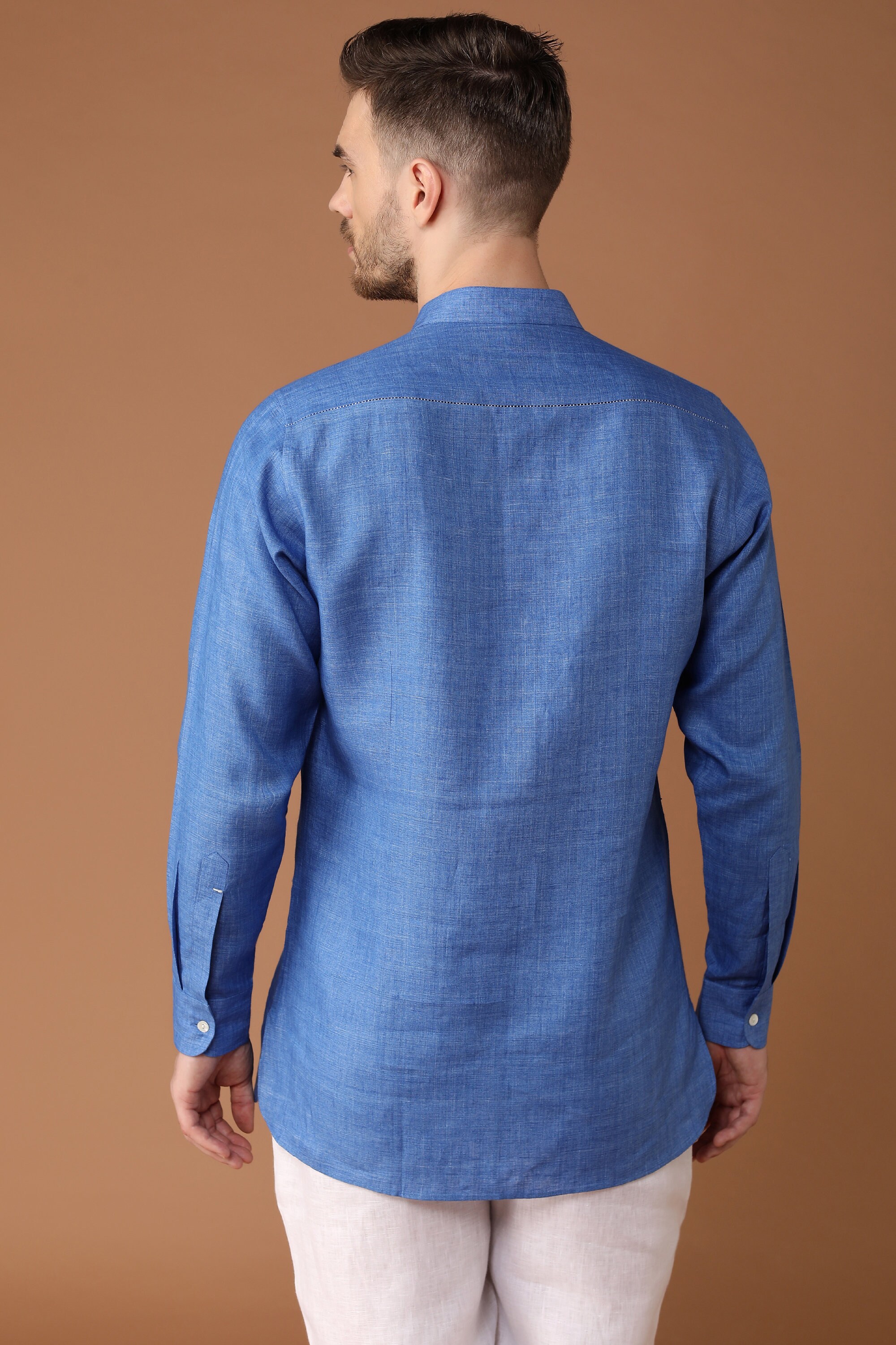 The Gautama Linen Kurta - Etsy