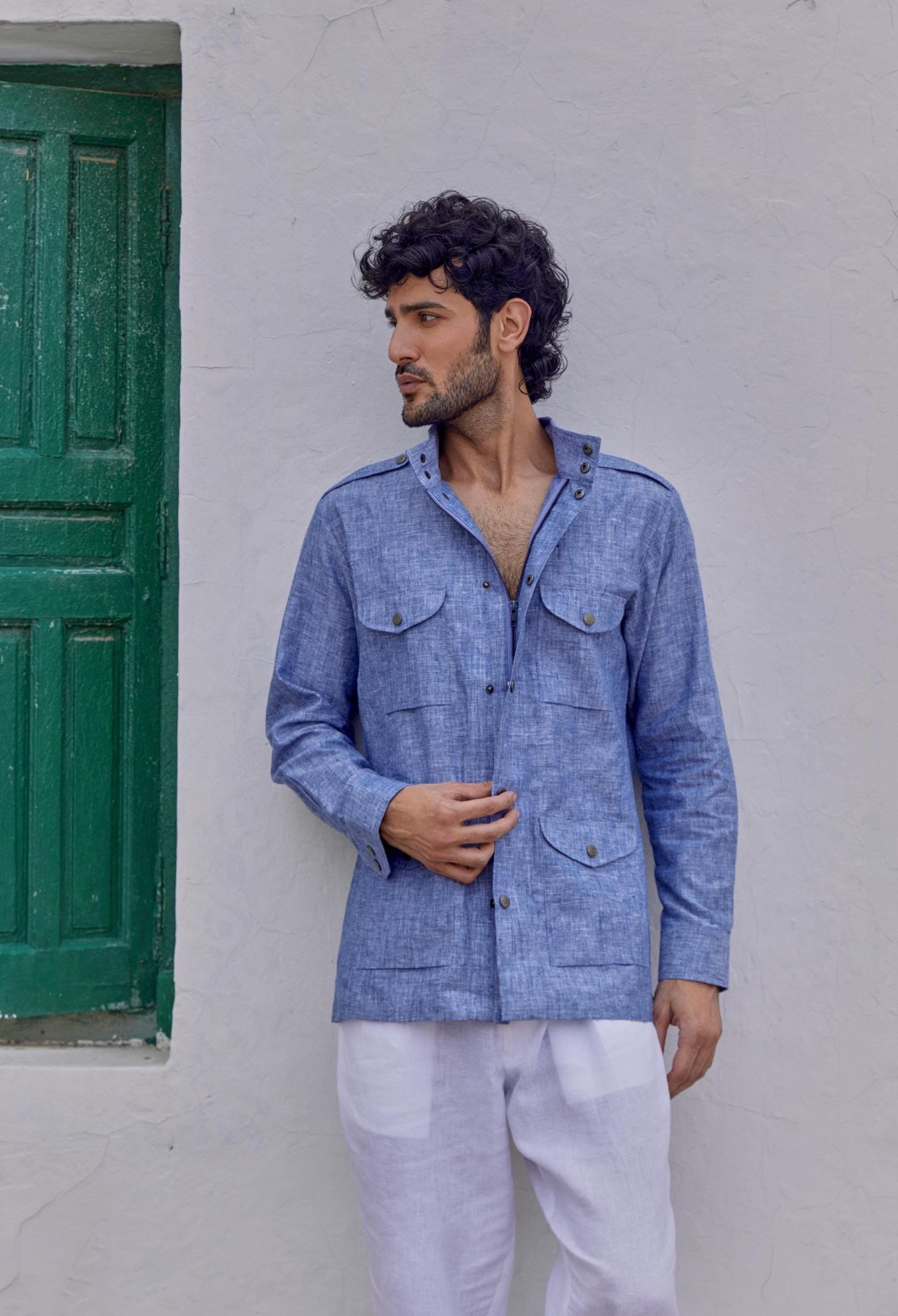 The Gallant Safari - 100% Linen Safari for Men's