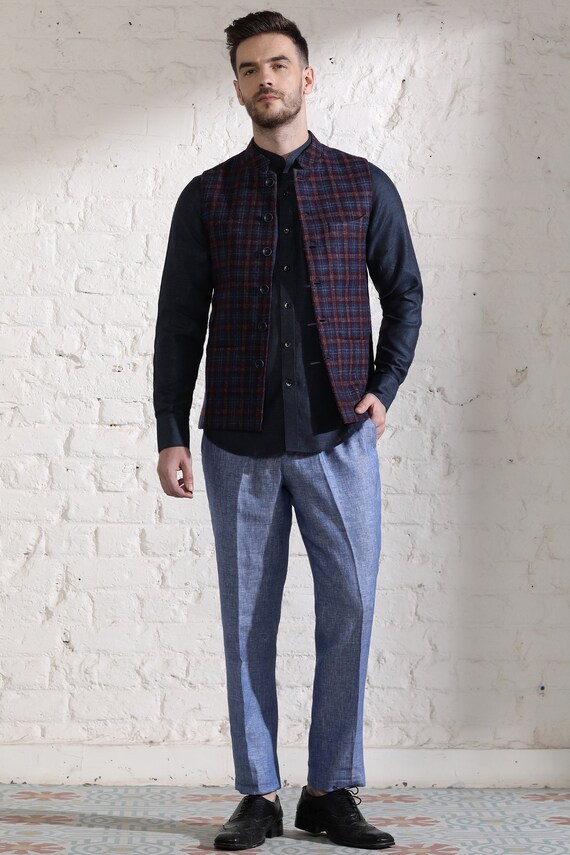 Woolen nehru jacket for men Clearance