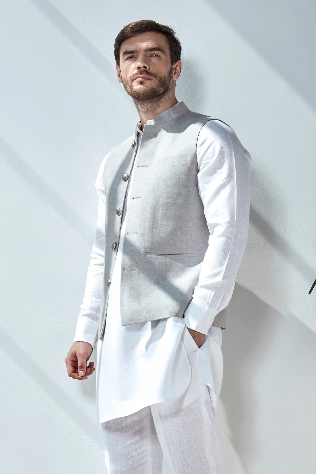 Vintage Men's Nehru Jacket Etsy