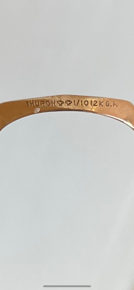 Vintage Shuron 1/10 12k Gold Filled Eyeglasses wi… - image 3