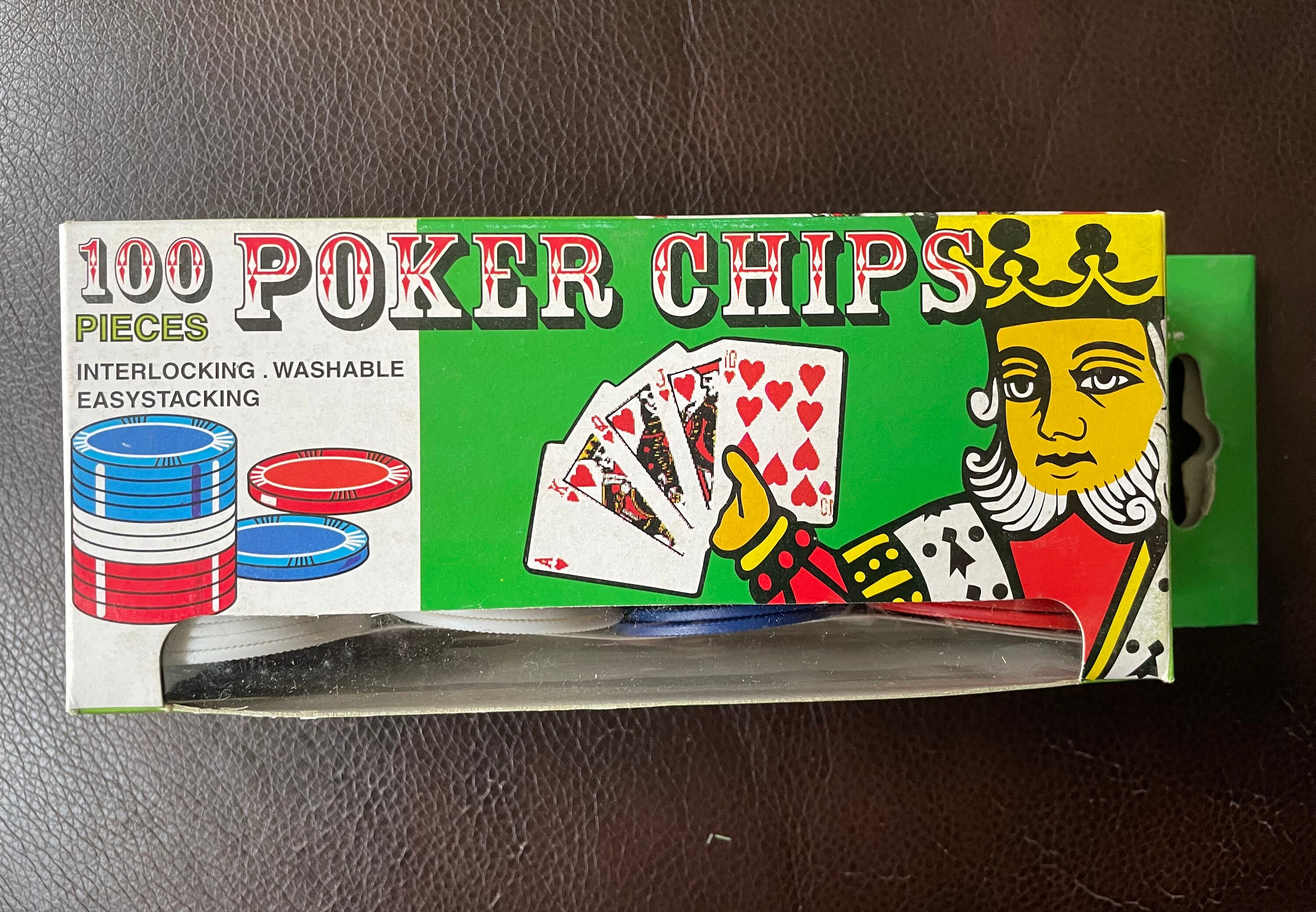 Vintage Poker Chips New Package 100 Plastic Chips Markson Etsy