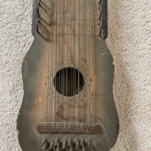 Primitive Ukelin Ukulele Violin String Musical Instrument Folk Art