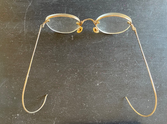 Vintage Shuron 1/10 12k Gold Filled Eyeglasses wi… - image 2