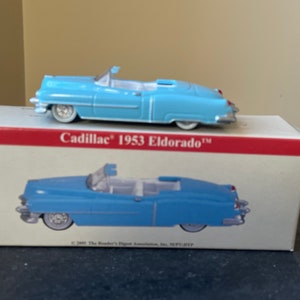 Collectible 1953 Blue Cadillac Eldorado Readers Digest Collection