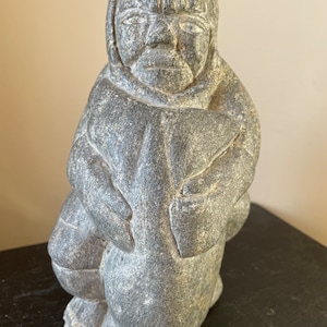 Canadian Inuit Eskimo Soapstone Carving