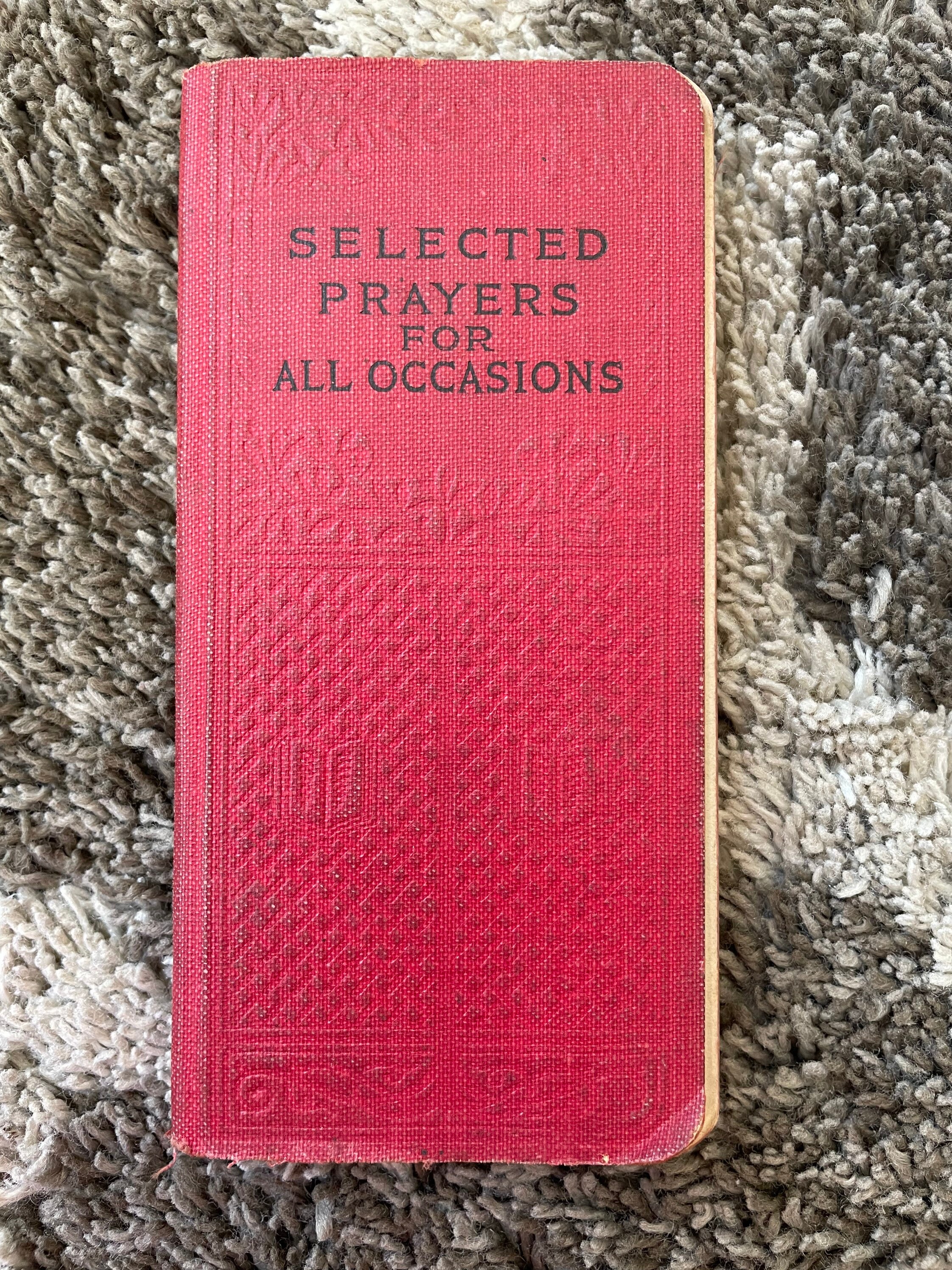 Selected Prayers for All Occasions Book Published 1911 - Etsy