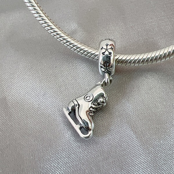 Ice Skate Charm, Charms for Bracelet, Girl Dangle Charm, Patronus Charm, Best gifts