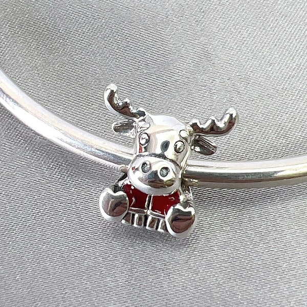 Canada Moose Maple Leaf Charm, Charms for Bracelet, Girl Dangle Charm, Patronus Charm, Best gifts For Christmas