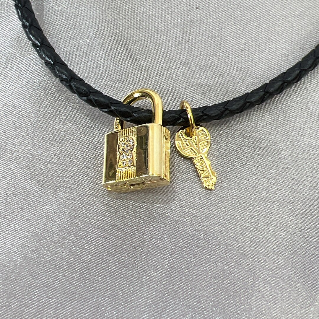 Padlock and Key Dangle Charm, Charms for Bracelet, Girl Dangle Charm