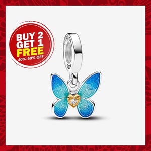 2024 Nuevo amuleto de mariposa, dijes para pulsera, amuleto colgante para niña, amuleto Patronus, los mejores regalos para Navidad