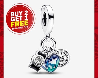 Kamera-Dreifach-Charm, Charms für Armband, Mädchen-Anhänger, Patronus-Charm, beste Geschenke für Weihnachten