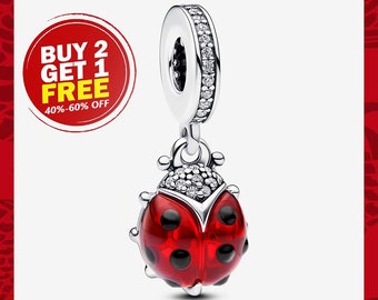 Breloque coccinelle rouge, breloques pour bracelet, breloque fille, breloque patronus, meilleurs cadeaux pour Noël