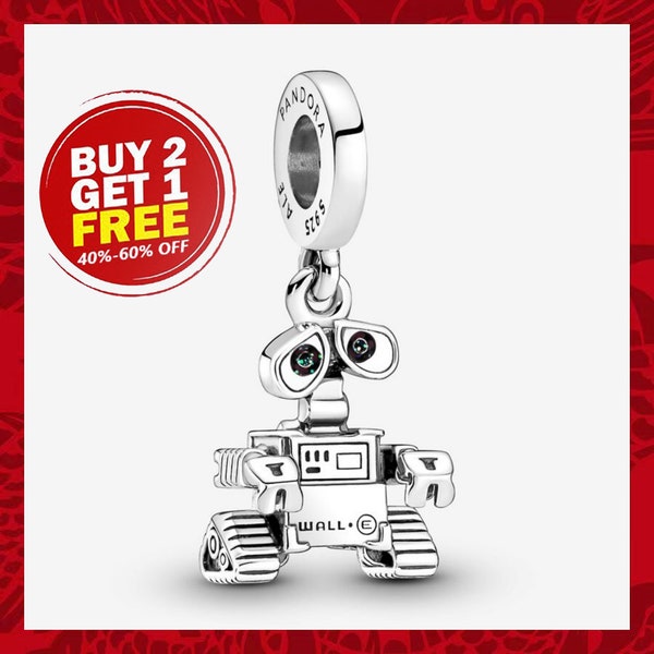 Disney Pixar Wall-E Robot Dangle Charm, Charms for Bracelet, Girl Dangle Charm, Patronus Charm, Best gifts For Christmas