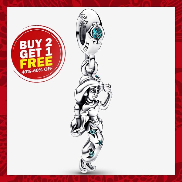 Disney Aladdin Princess Jasmine Charm, Charms for Bracelet, Girl Dangle Charm, Patronus Charm, Best gifts For Christmas