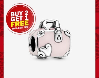 Pink Travel Bag Charm, Charms for Bracelet, Girl Dangle Charm, Patronus Charm, Best gifts