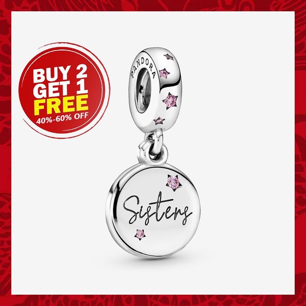 Forever Sisters Charm, Bedels voor armband, Girl Dangle Charm, Patronus Charm, Moederdagcadeaus