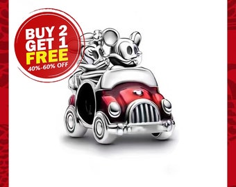 2024 New Disney Minnie Mouse & Mickey Mouse Car Charm, Charms for Bracelet, Girl Dangle Charm, Patronus Charm, Best gifts For Christmas