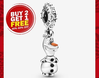 Disney Frozen Olaf Charm, Charms für Armband, Mädchen-Anhänger, Patronus-Charm, beste Geschenke für Weihnachten